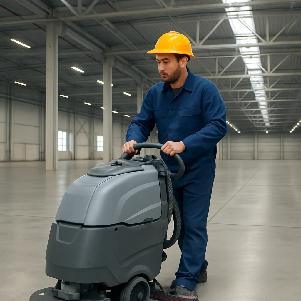 Jak utrzymać czystość w dużych halach i magazynach?